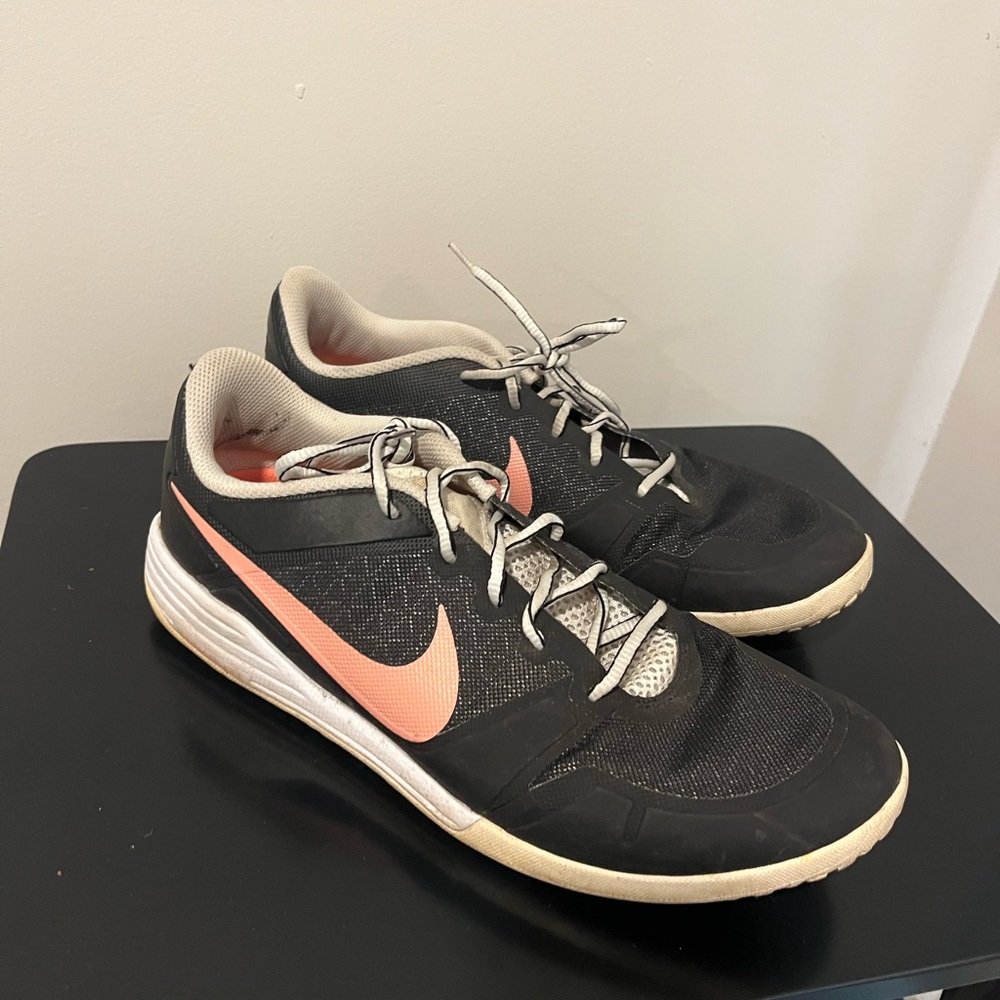 Black and white Nike sneakers